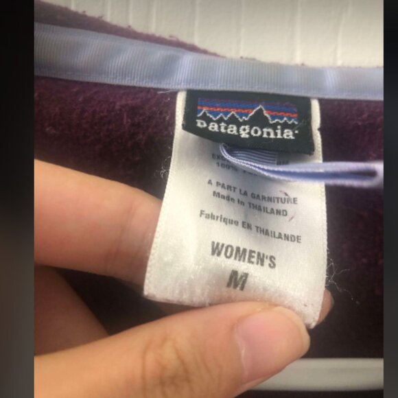 Patagonia Women's Plush Synchilla Hoody Full Zip Hoodie Jacket Sz M - Picture 4 of 6